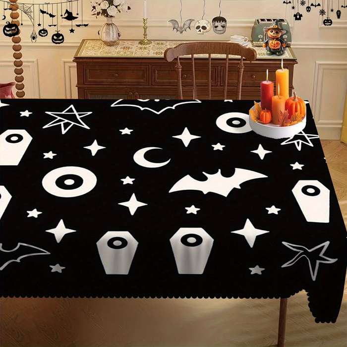Halloween tablecloth decoration size 152cm x 152cm or round
