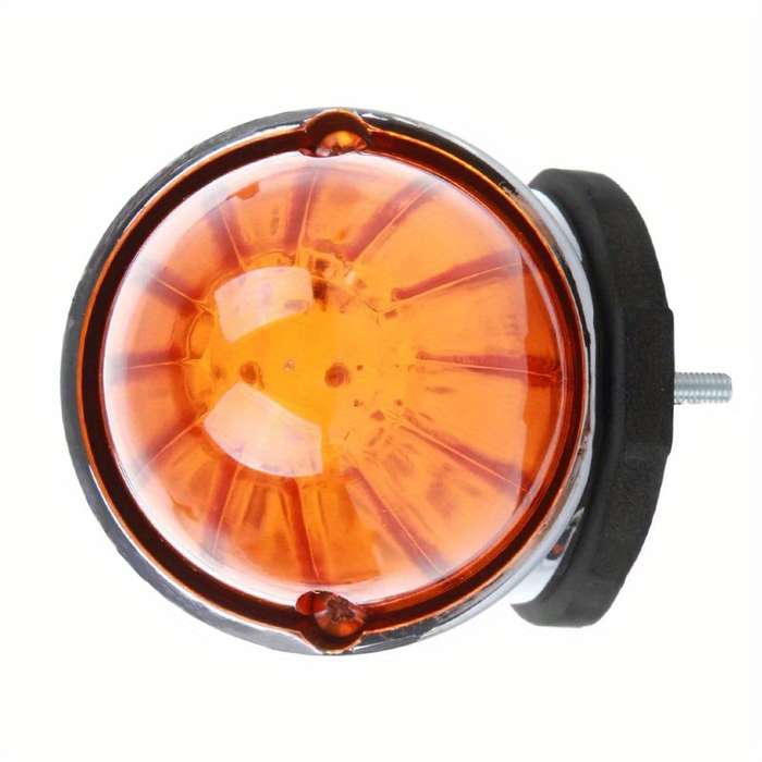 1pc Car Roof Cab Light with Mat Chrome Shell for 12V Pick-up Trucks Lorries Roof Top