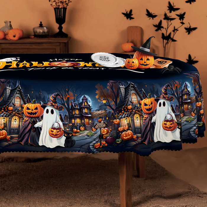 Halloween tablecloth decoration size Round 152.4152.4cm