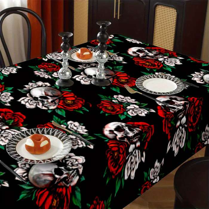 Halloween tablecloth decoration size 140 x 140cm or 55.12in x 55.12in