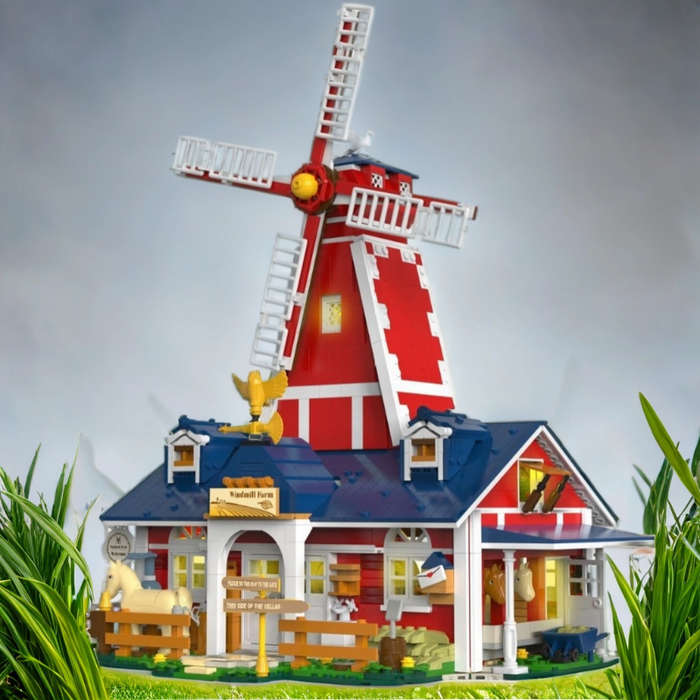 Building Toy Architectural Model Toy Set Model Lyz 8802