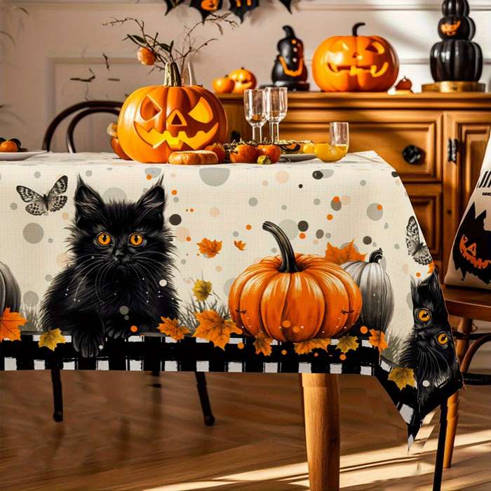 Halloween tablecloth decoration size 150 x 150cm