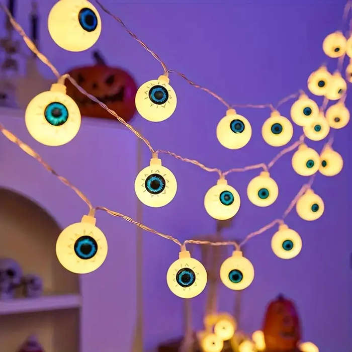 Halloween Decorations Color Warm Light Size 3.0 Meter 20 Lights