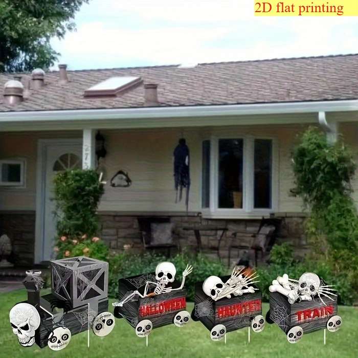 Halloween Decorations Color 4 Pieces  Add   8 Pieces