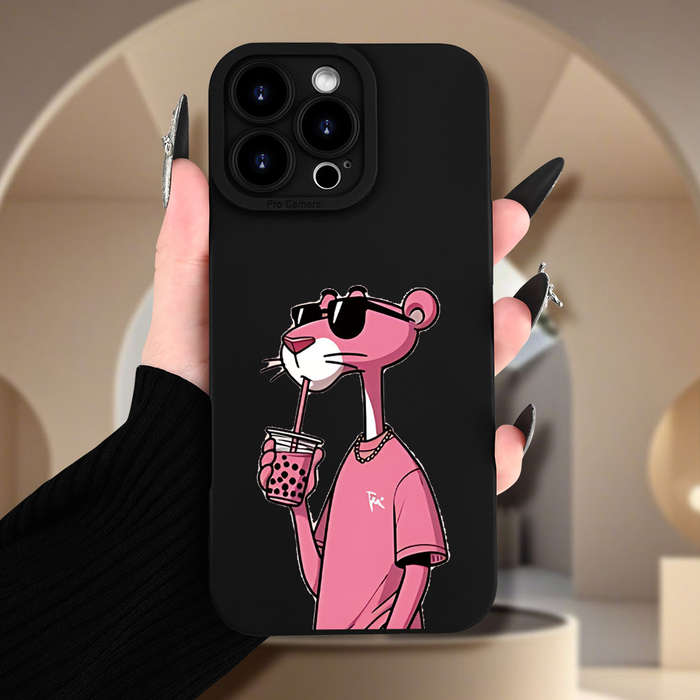 1Pc Black For iPhone 16 Phone Case Phone Cover