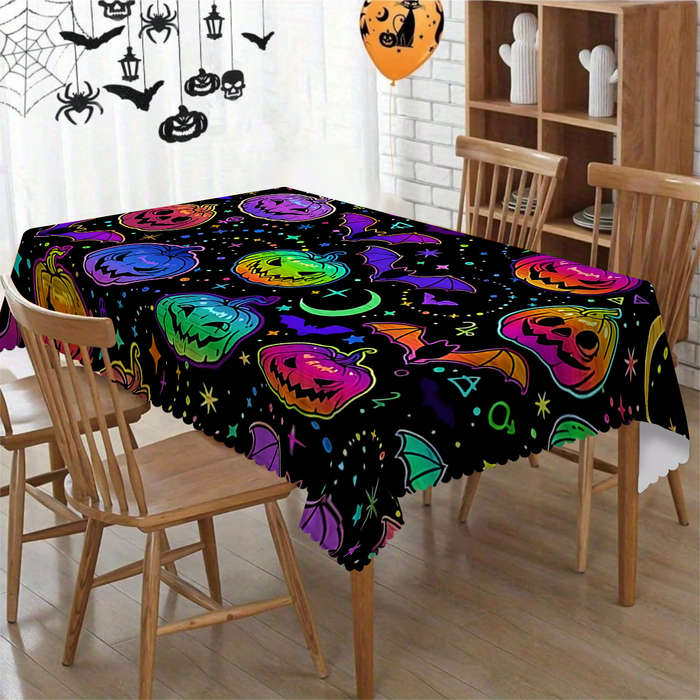 Halloween tablecloth decoration size 60inch x 86inch 152cm x 220cm or rectangular