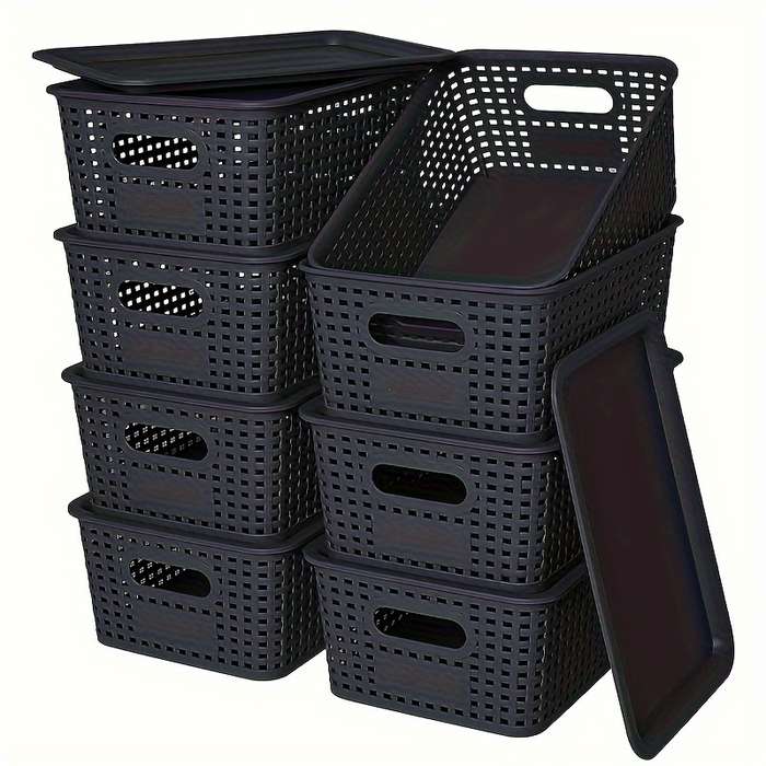 Storage And Organizationcolor Gray 6 Piece Set With Cover