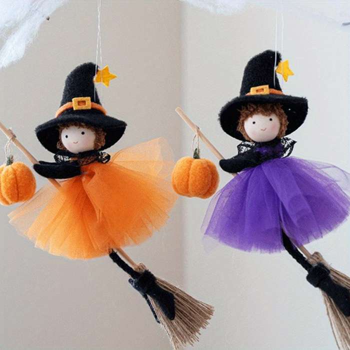 Halloween Decorations Color 2Pcs Purple