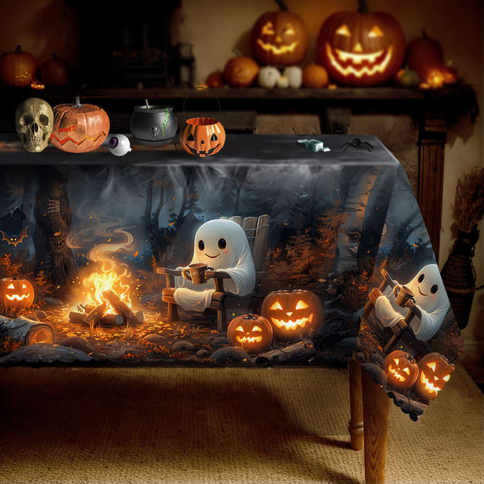 Halloween tablecloth decoration size Round 177.8177.8cm