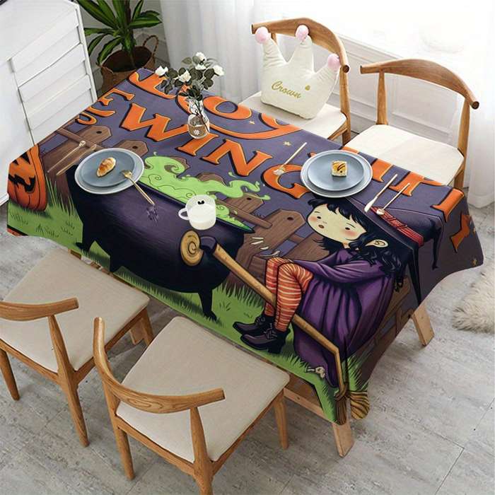 Halloween tablecloth decoration size 140x220cm or 55x86inch1
