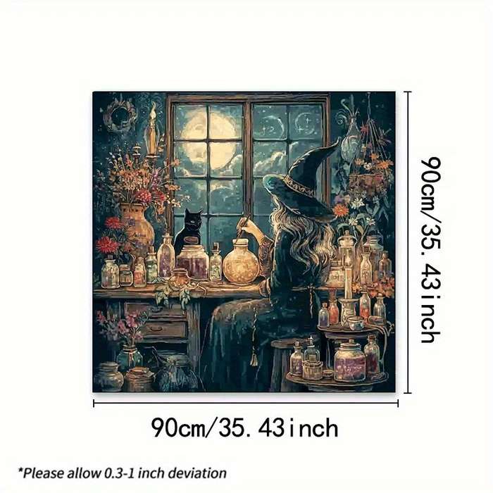 Halloween tablecloth decoration size 19.69 x 19.69inch 50 x 50cm