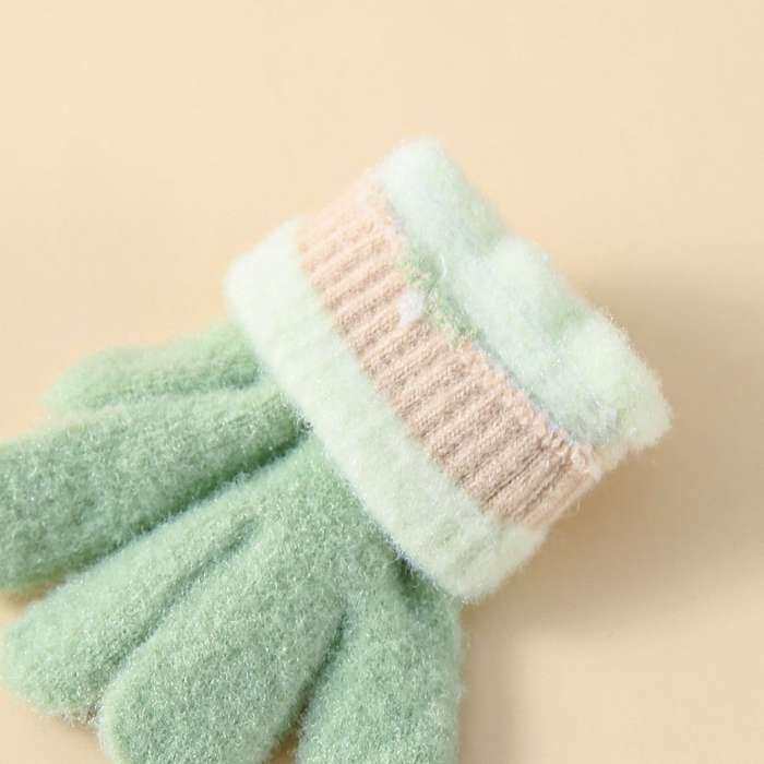 Winter Gloves Color Yellow Size 2 To 5Y