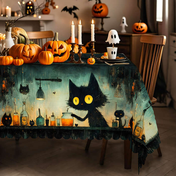 Halloween tablecloth decoration size Round 152.4152.4cm