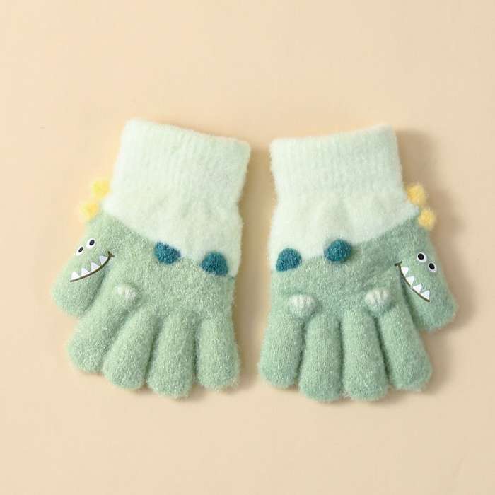 Winter Gloves Color Yellow Size 2 To 5Y