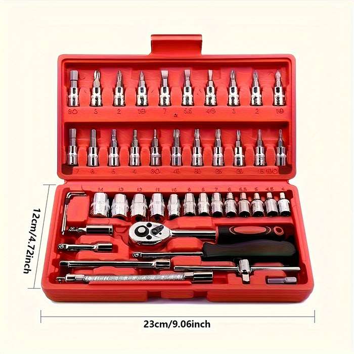 Screwdriver Bit Tool Set Color Green Set Of 46 Size 46Dkn469 126And Sadhfi