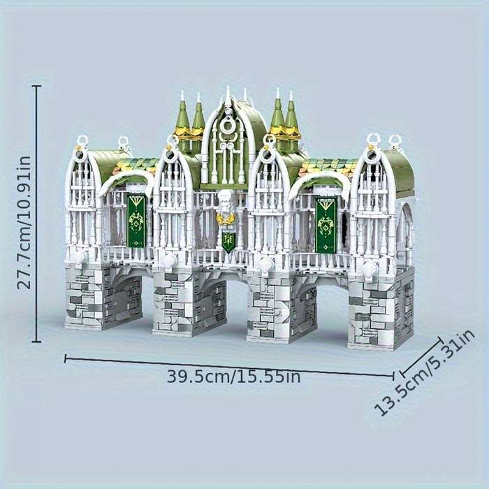 Building Toy Architectural Model Toy Set Model Bk 33243 7140Pcs