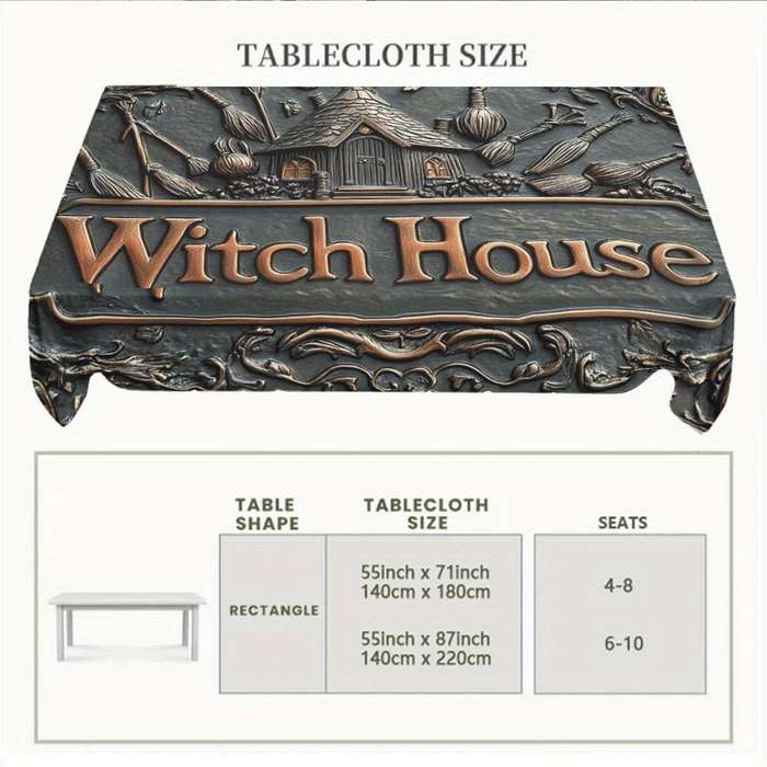 Halloween tablecloth decoration size 55 x 87inch or 140 x 220cm