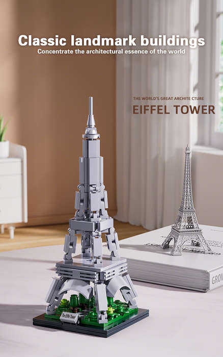 Building Toy Architectural Model Toy Set Model Building Set  4 Pieces