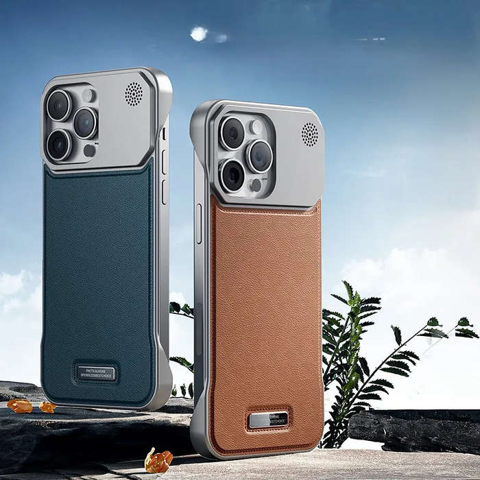 1Pc Blue For iPhone 13 Pro Invisible Magnetic Charging Ring Phone Case