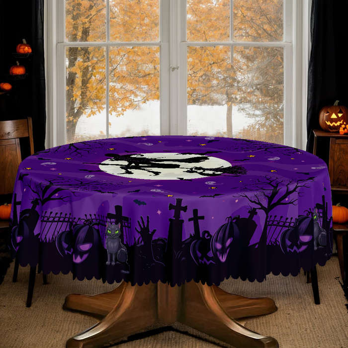 Halloween tablecloth decoration size 60x86in or 152x220cm Rectangle