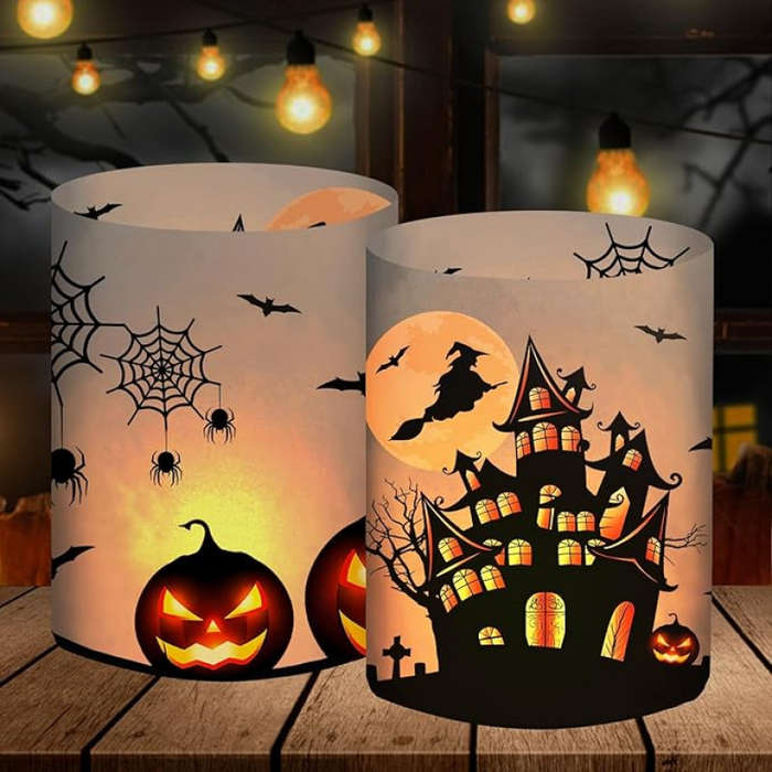 Halloween Decorations Color Halloween Lampshade Size 1 Pack Of 12 Pcs