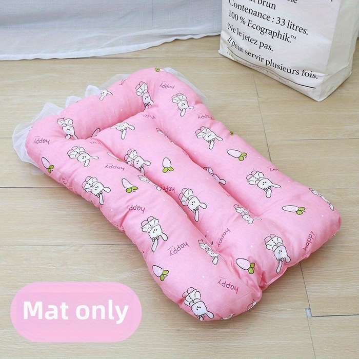 Pet Supplies Color Lace Princess Boat Nest  Pink Bunny Size One Size 57 X 40 X 13Cm