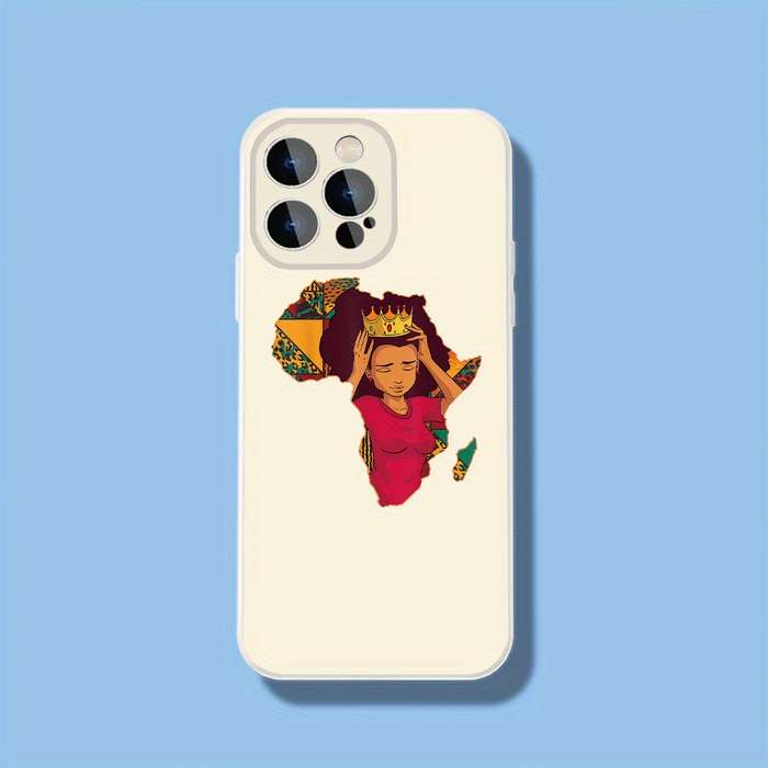 1Pc Ivory White For iPhone 11 Pro African Pride Phone Case