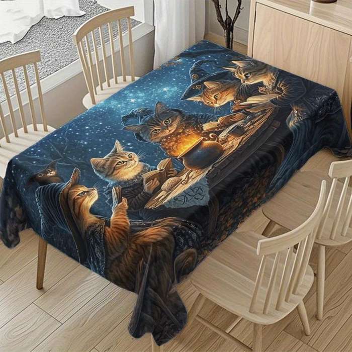 Halloween tablecloth decoration size 55 x 71inch or 140 x 180cm