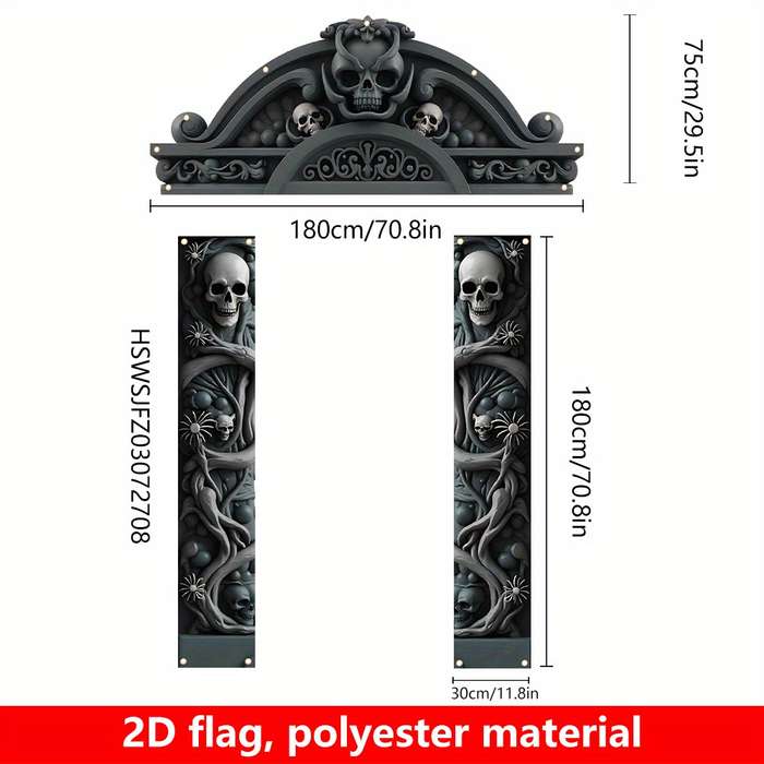 Halloween Decorations Size 179.83Cm X 29.97Cm 179.83Cm X 74.93Cm Material Polyester