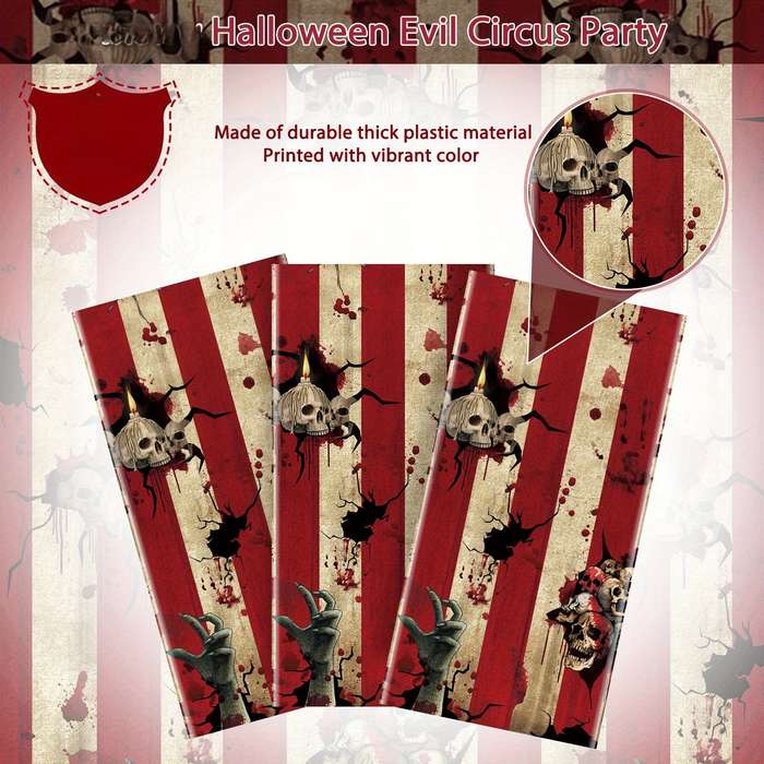 Halloween tablecloth decoration Quantity 2pcs