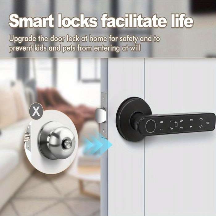 Lock Items 5 In 1 Smart Handle Lock