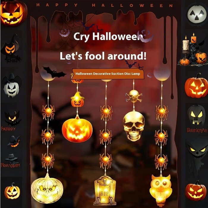 Halloween Decorations Model Suction Cup Decoration Style Demon