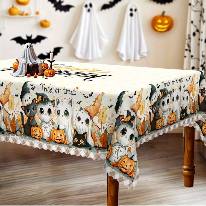 Halloween tablecloth decoration size Round 177.8177.8cm