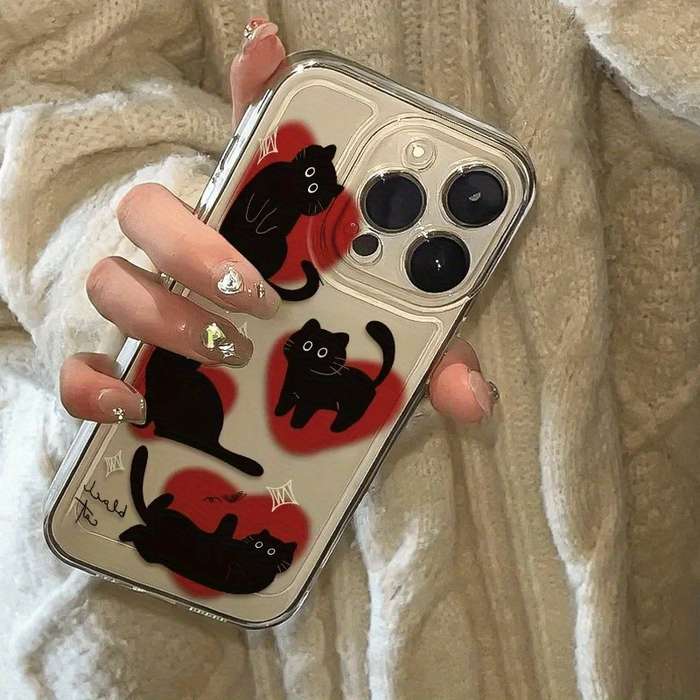 1Pc Transparent For iPhone 7 Plus 8 Plus Phone Case Phone Cover