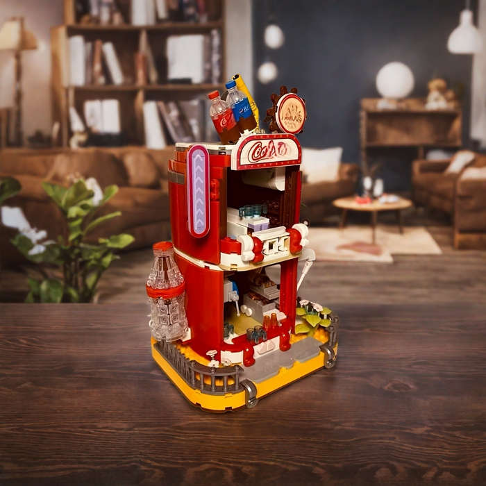 Building Toy Architectural Model Toy Set Color Gola House