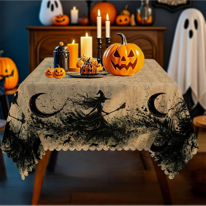 Halloween tablecloth decoration size Round 152.4cm