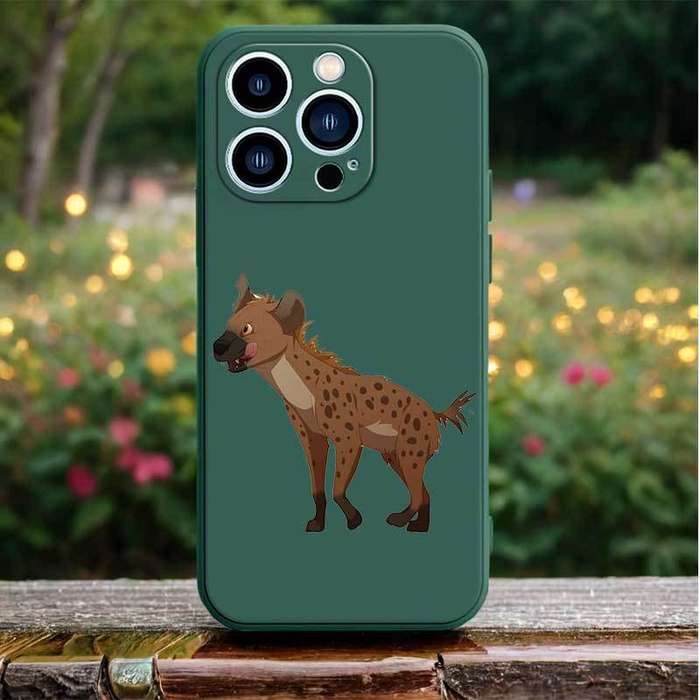 1Pc Beige For iPhone 12 Mini African Wild Dog Phone Case