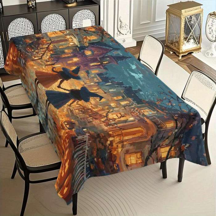 Halloween tablecloth decoration size 55 x 87inch or 140 x 220cm