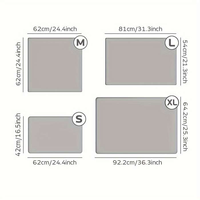 Pet supplies color Gray    L  81x 54cm  Model Upgrade Thickened