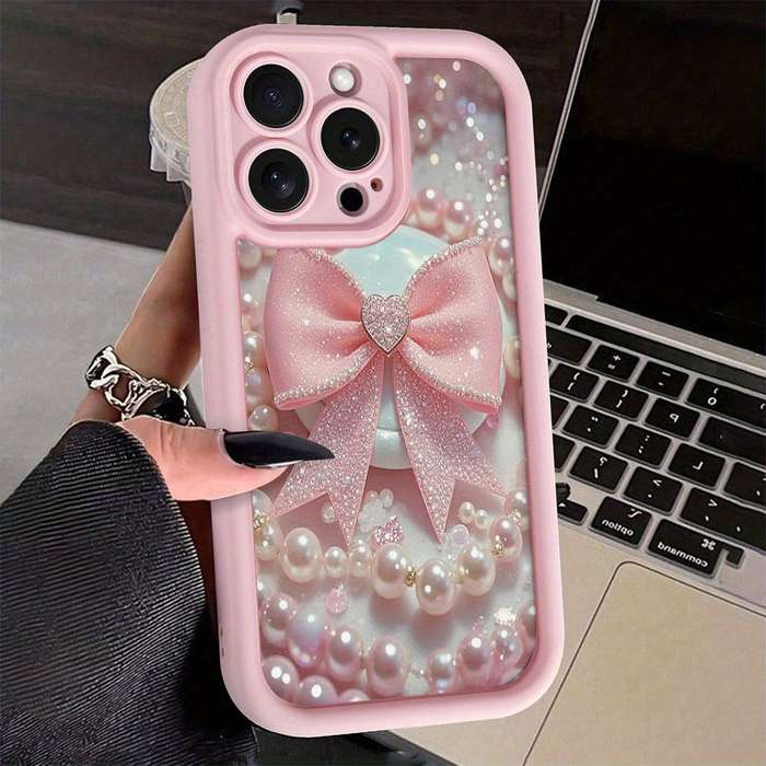 1Pc Pink Red Color For iPhone 11 Pro Max Phone Case Phone Cover