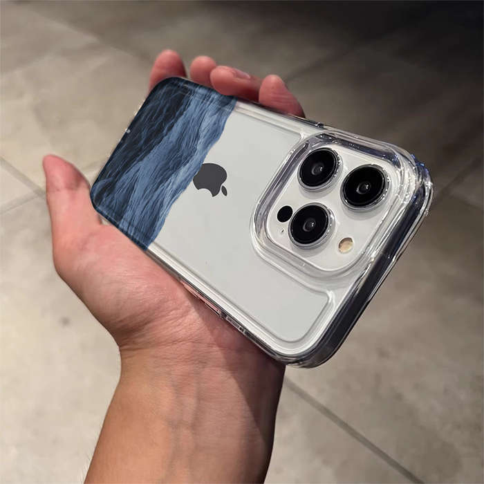 1Pc Transparent For iPhone 16 Pro Max Phone Case Phone Cover