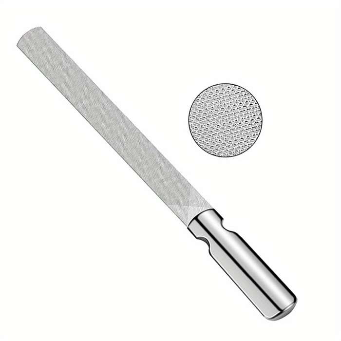 1pcs Professional Double-Sided Stainless Steel Nail Files for Both Men And Women Suitable for