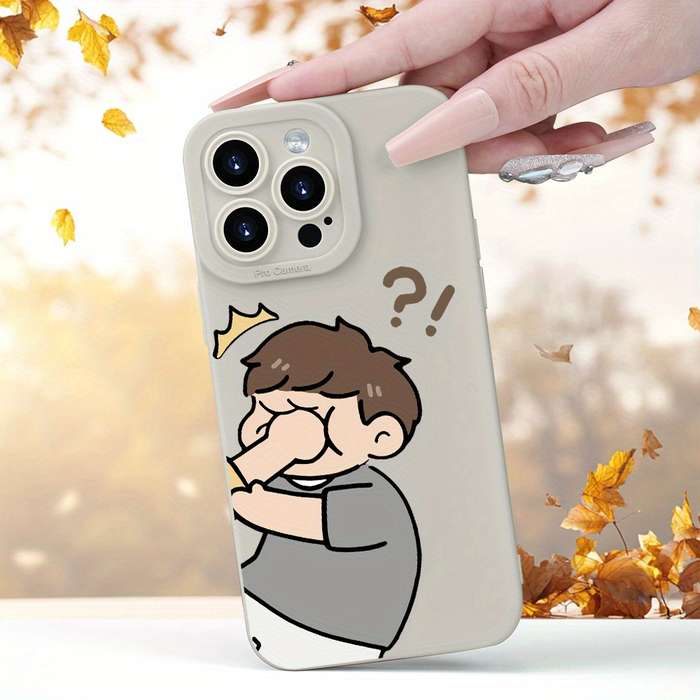 1Pc Beige For iPhone Xs Phone Case Phone Cover