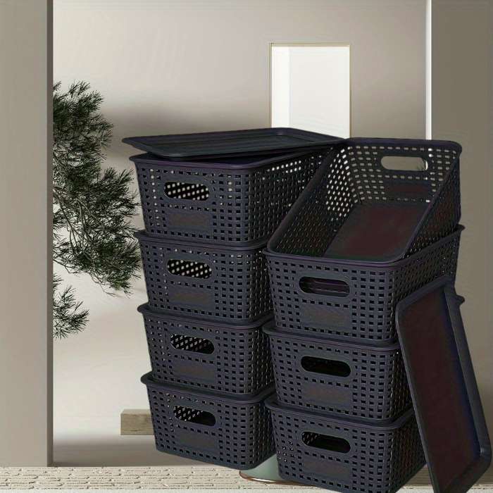 Storage And Organizationcolor Gray 6 Piece Set With Cover