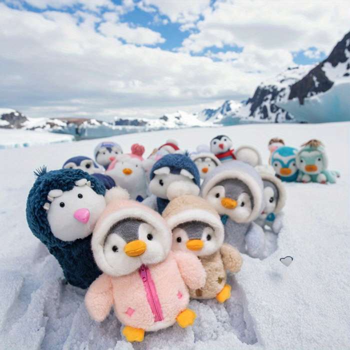 Toy Doll color 3pc Penguin