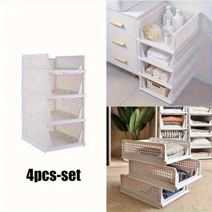Storage And Organizationcolor White Size 4 Piece Set