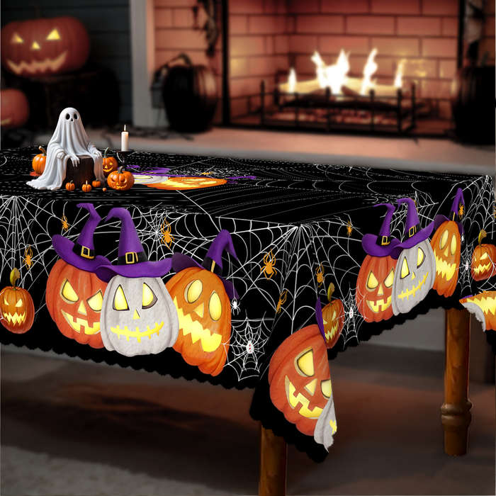 Halloween tablecloth decoration size Round 152.4152.4cm