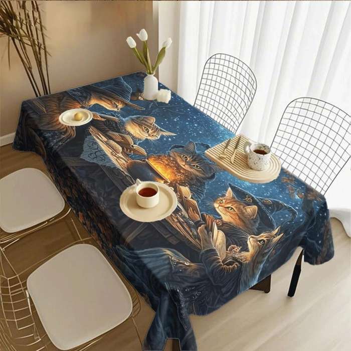 Halloween tablecloth decoration size 55 x 71inch or 140 x 180cm