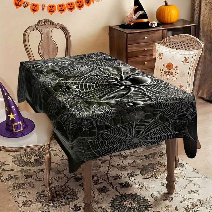 Halloween tablecloth decoration size 5pcs 1 tablecloth add 4 chair covers