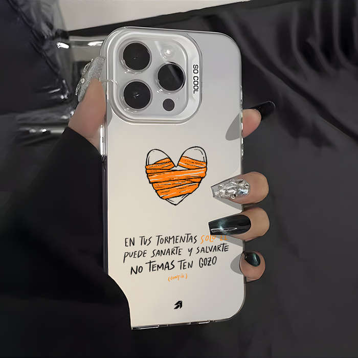 1Pc White For iPhone 13 Pro Stylish And Aesthetically Phone Case